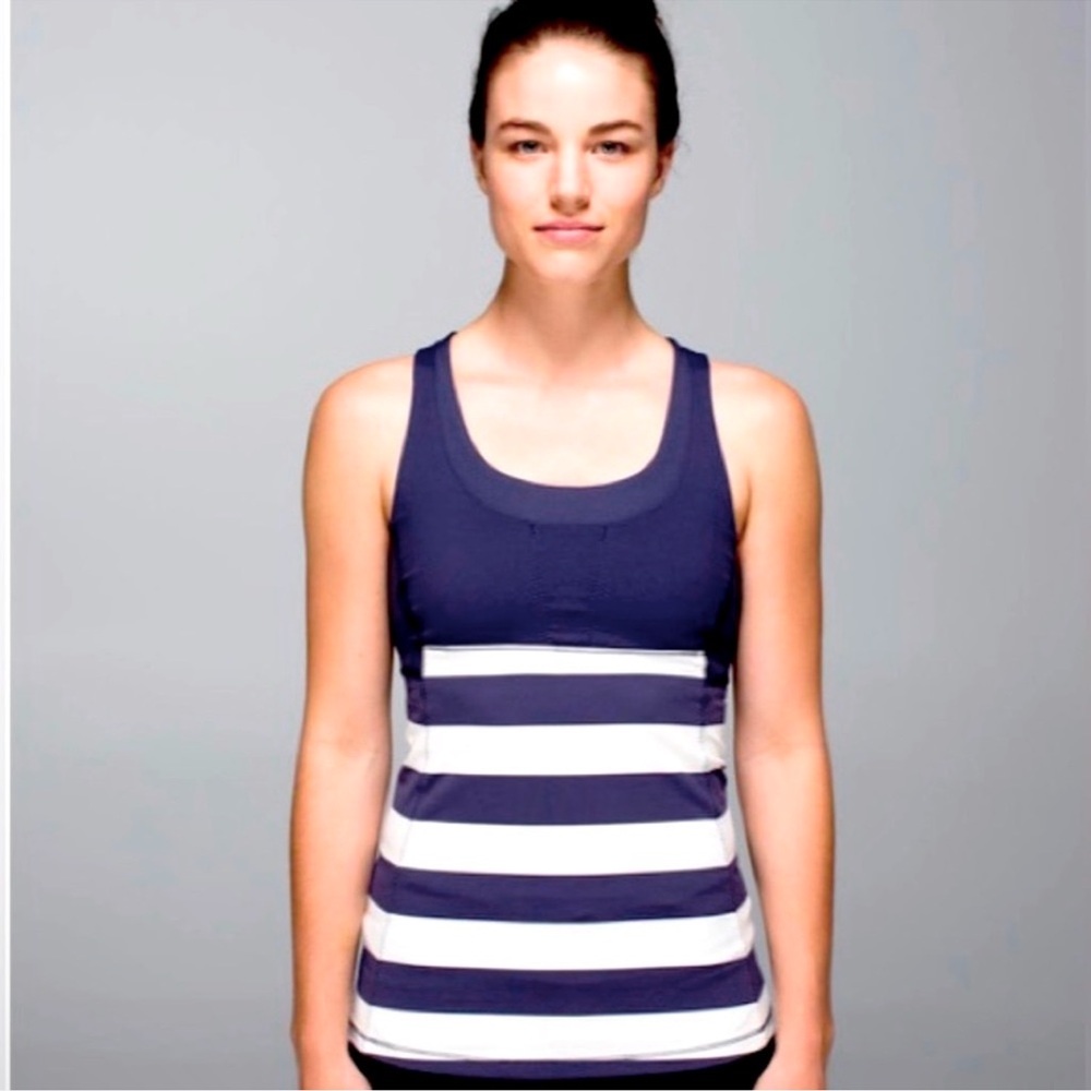 Lululemon Stuff your Bra Tank in Navy Blue 4